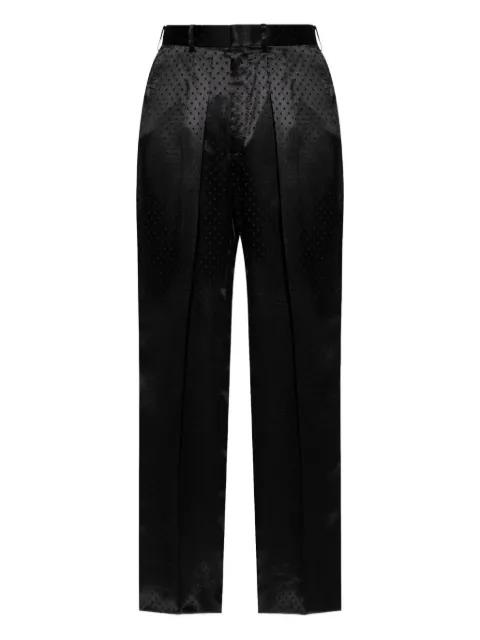 polka dot-pattern trousers by TOM FORD