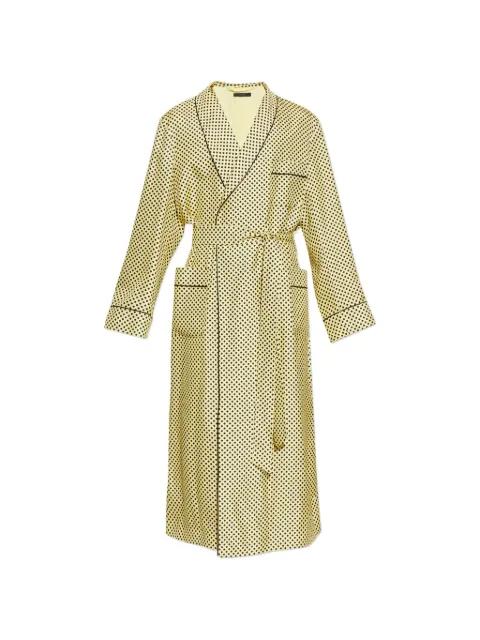 polka-dot piped nightwear by TOM FORD