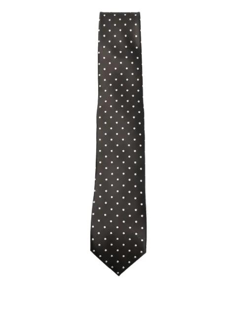 polka-dot silk tie by TOM FORD