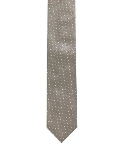 polka-dot silk tie by TOM FORD