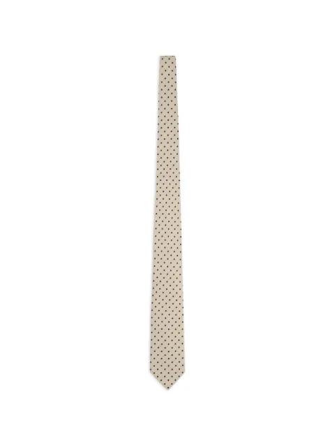 polka-dot tie by TOM FORD