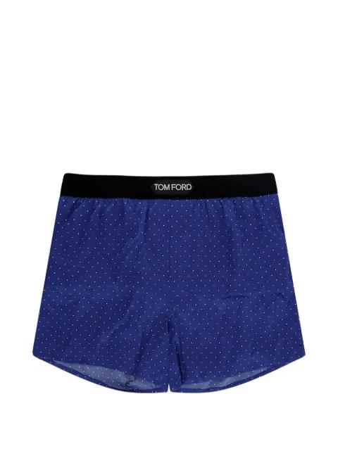 polka-dot waistband boxer briefs by TOM FORD