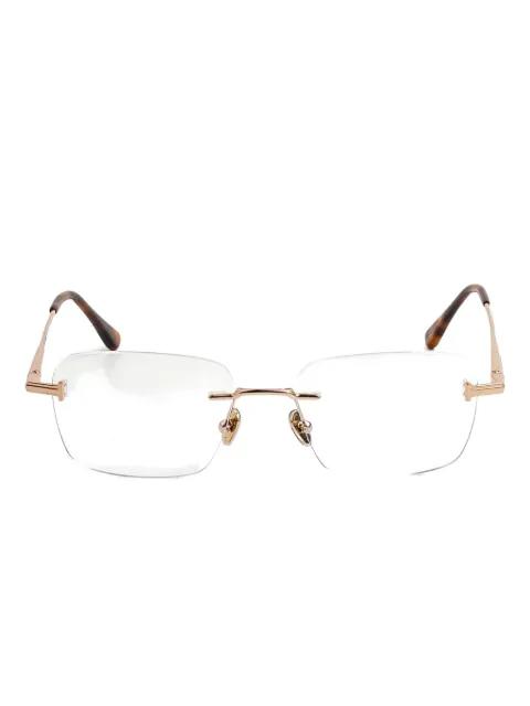rectangle glasses by TOM FORD