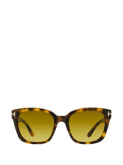 rectangle stepped bridge sunglasses by TOM FORD