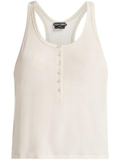 ribbed jersey tank top by TOM FORD