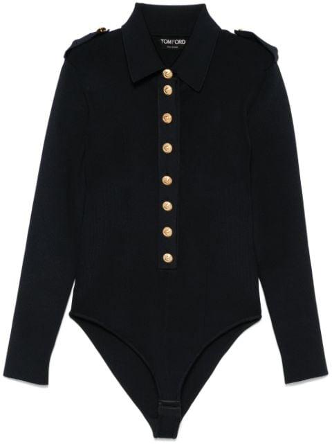 ribbed-knit bodysuit by TOM FORD