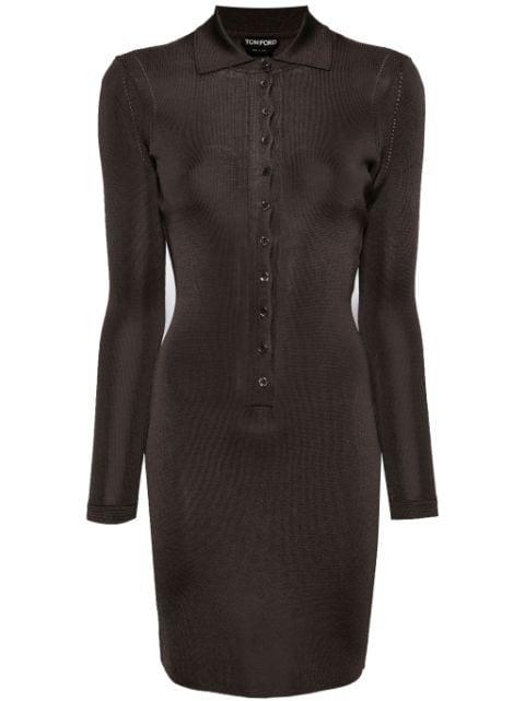 ribbed mini dress by TOM FORD
