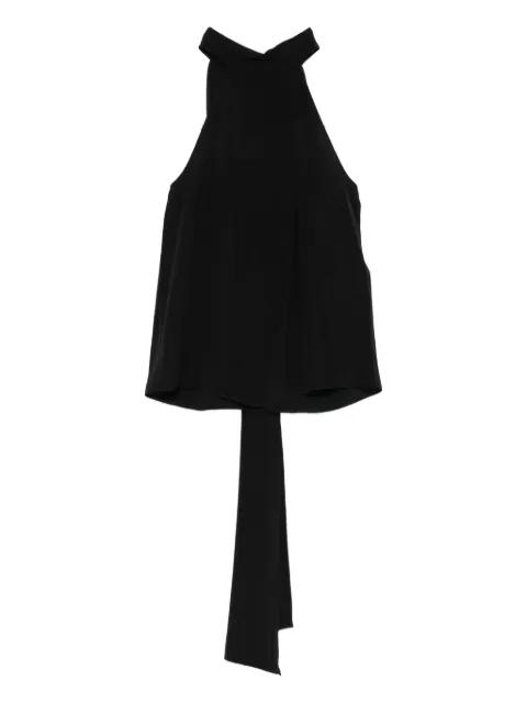 ribbed tie-neck blouse by TOM FORD