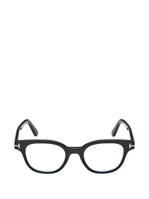 round-frame glasses by TOM FORD