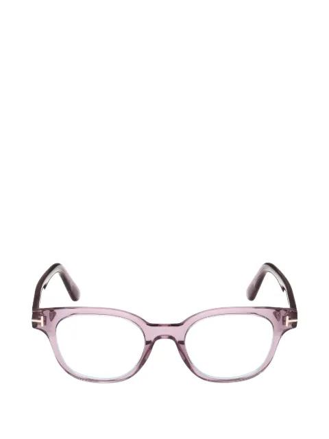 round-frame glasses by TOM FORD