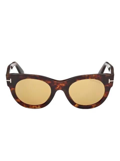 round-frame sunglasses by TOM FORD