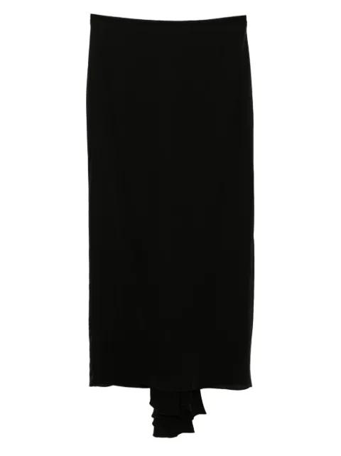 ruffled silk skirt by TOM FORD