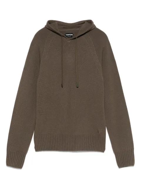 seamless cashmere hoodie by TOM FORD
