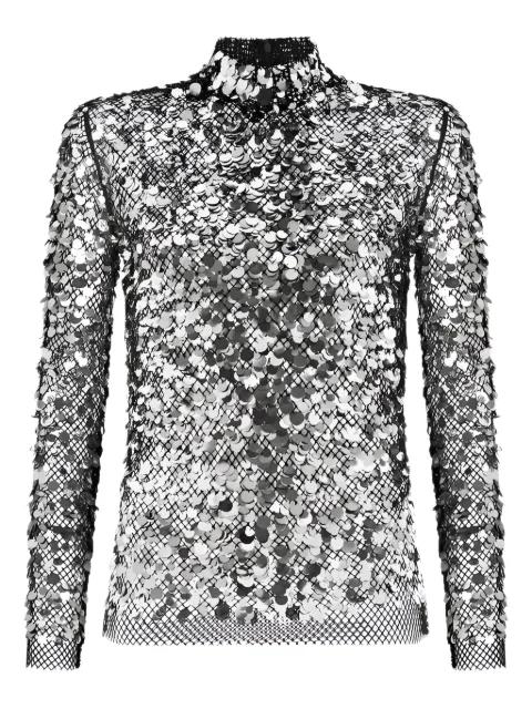sequin-embellished top by TOM FORD