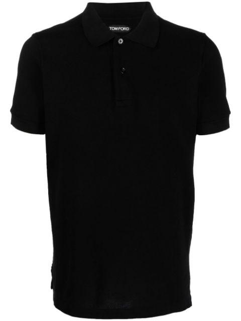 short-sleeved cotton polo shirt by TOM FORD