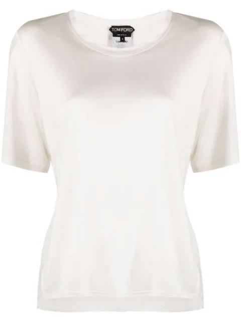 side slit T-shirt by TOM FORD