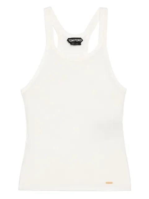 silk knitted tank top by TOM FORD