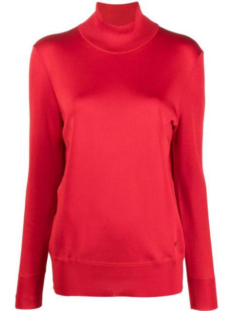 silk roll neck jumper by TOM FORD