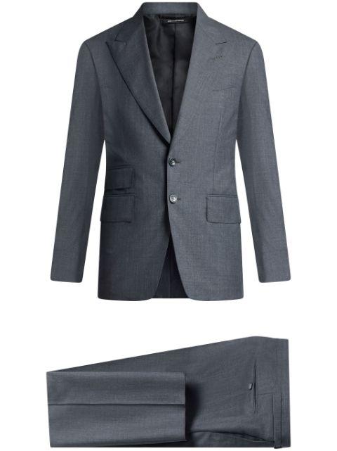 single-breasted wool suit by TOM FORD