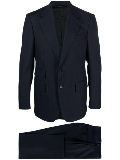 single-breasted wool suit by TOM FORD