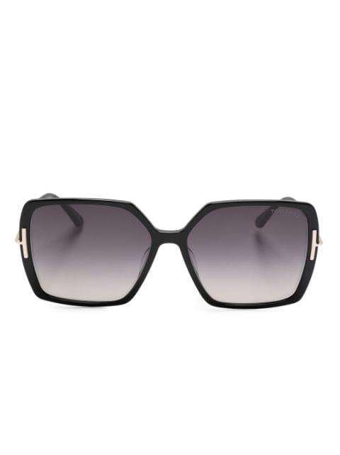 square-frame gradient sunglasses by TOM FORD