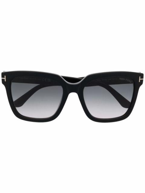 square-frame tinted sunglasses by TOM FORD