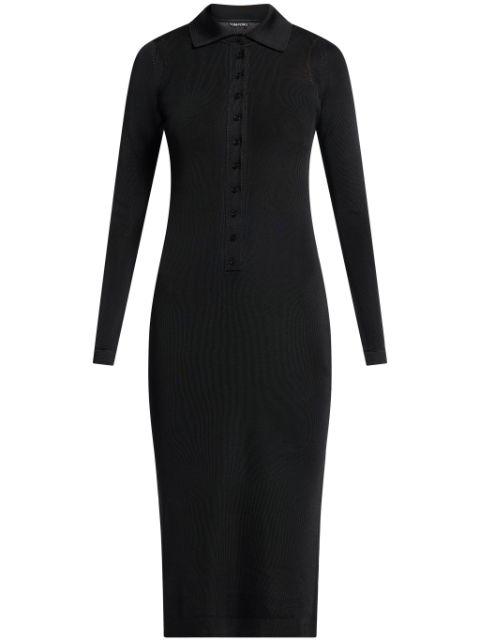 striped knit dress by TOM FORD