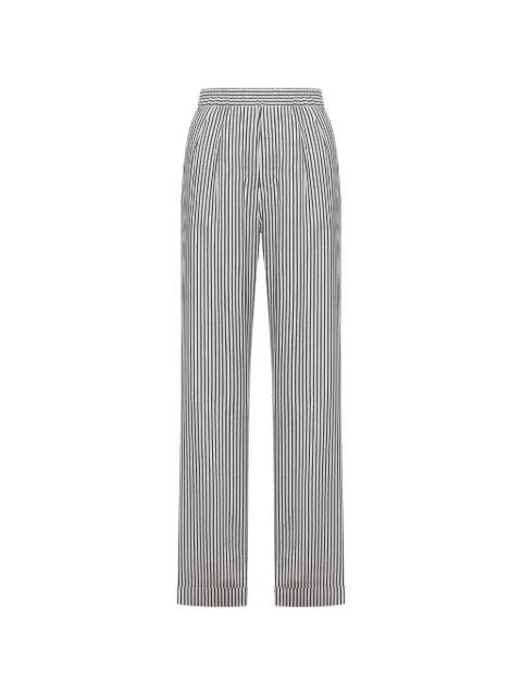 striped silk pyjama trousers by TOM FORD