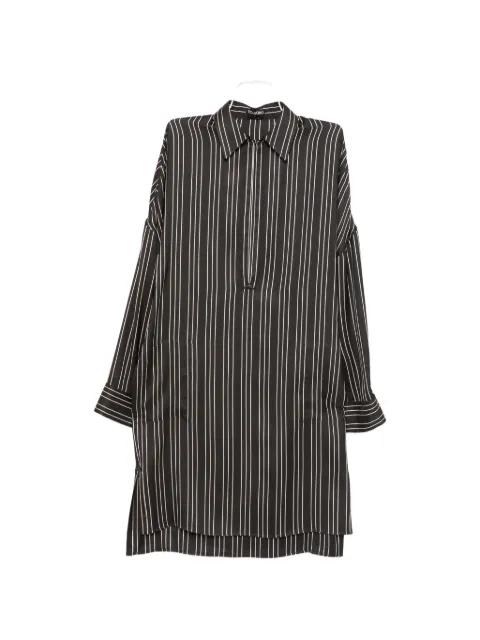 striped v-neck dress by TOM FORD