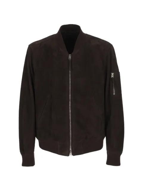 suede leather bomber jacket by TOM FORD