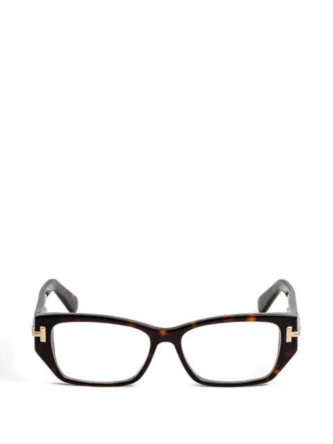 t geometric frame glasses by TOM FORD