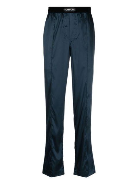 tailored silk pajama bottoms by TOM FORD