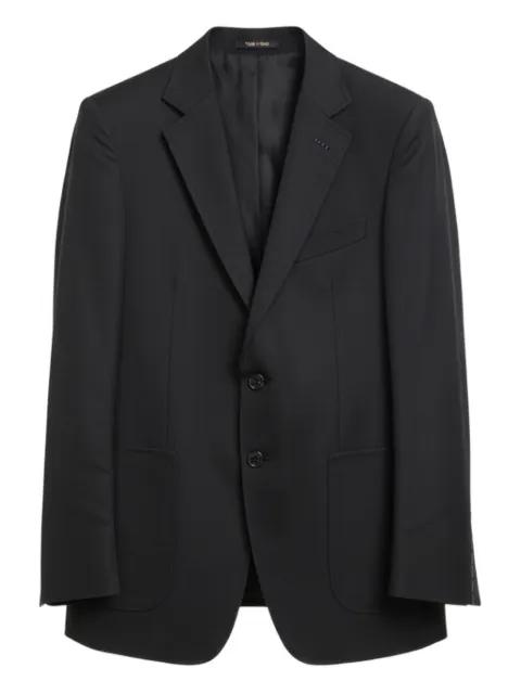 three-button patch-pocket blazer by TOM FORD