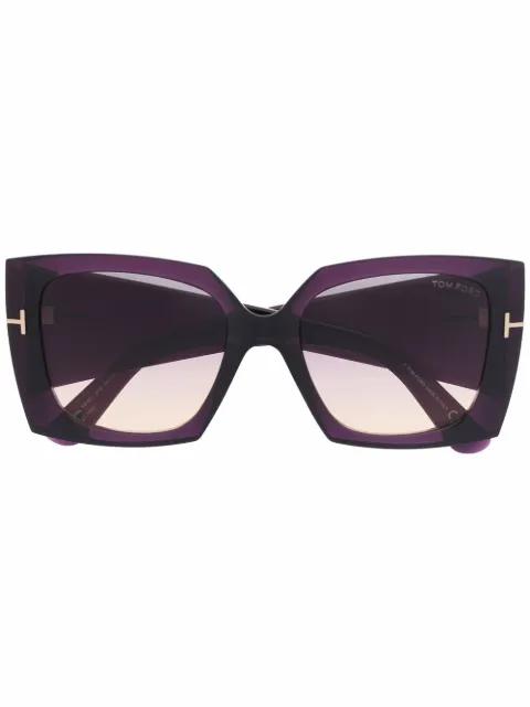tinted oversize-frame sunglasses by TOM FORD