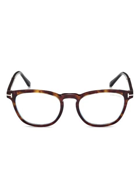 tortoiseshell-effect glasses by TOM FORD