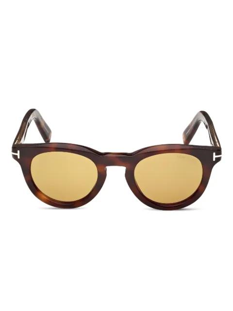 tortoiseshell-effect sunglasses by TOM FORD