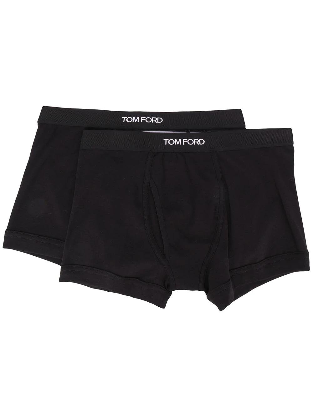 two-pack logo waistband boxers by TOM FORD