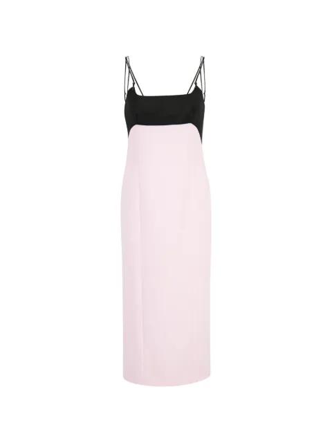 two-tone spaghetti-strap dress by TOM FORD
