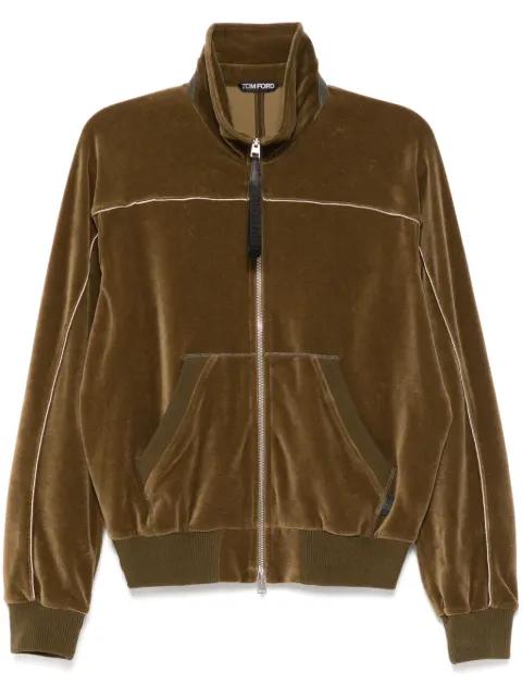 velour zipped jacket by TOM FORD