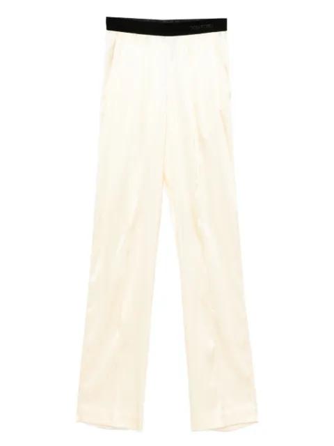 velvet-banded trousers by TOM FORD