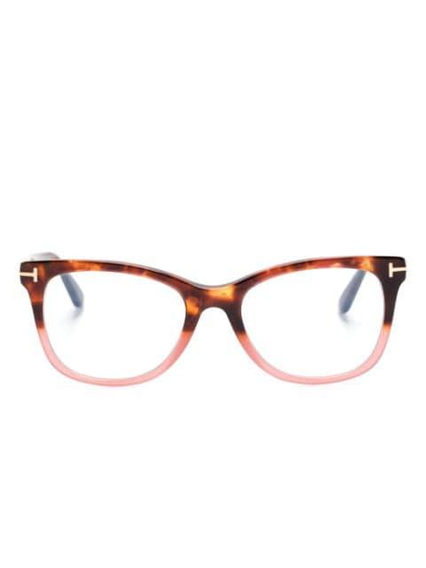 wayfarer-frame glasses by TOM FORD