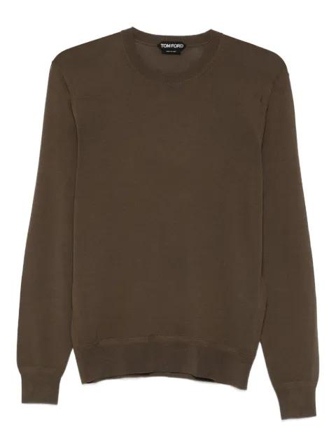 wool crew-neck top by TOM FORD