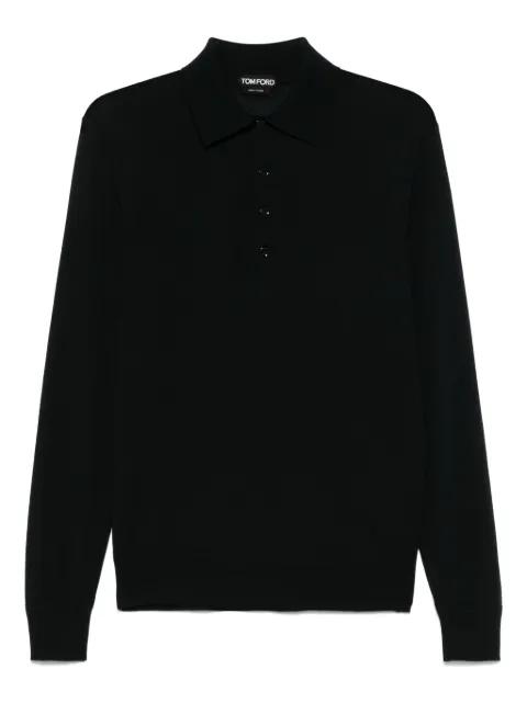 wool polo shirt by TOM FORD