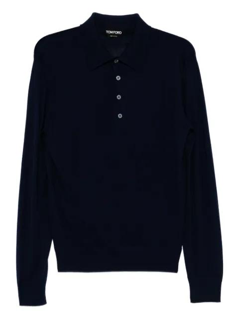 wool polo shirt by TOM FORD