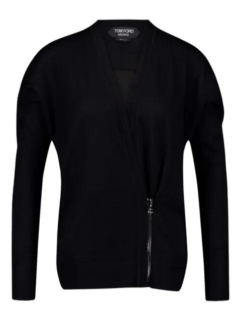 wrap-front cardigan by TOM FORD