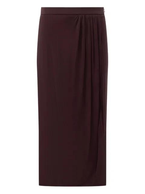 wrap pleated maxi skirt by TOM FORD