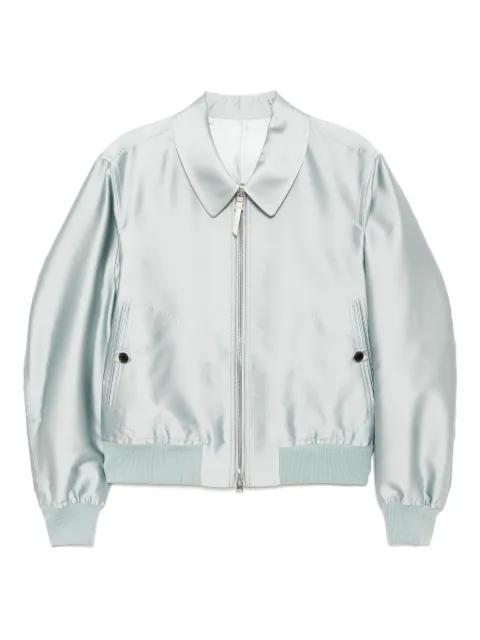 zip-up bomber jacket by TOM FORD