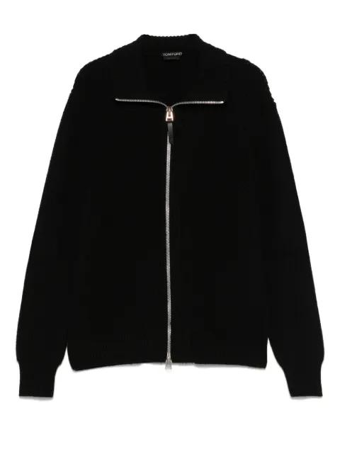 zip-up cardigan by TOM FORD