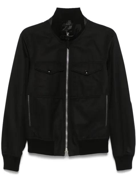 zip-up jacket by TOM FORD