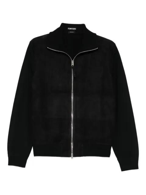zip-up jacket by TOM FORD